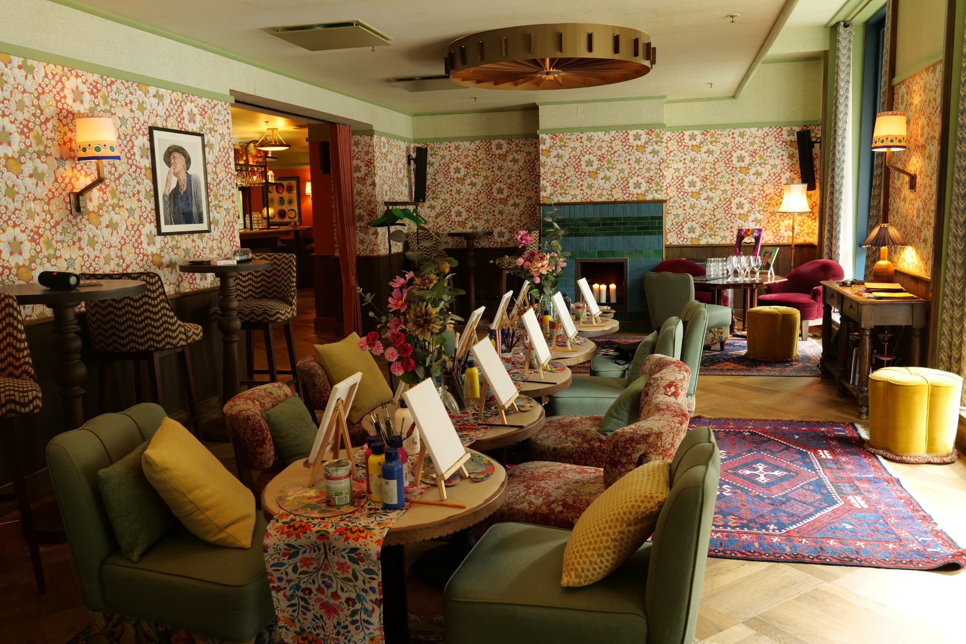Painting and Wine Single Club Session @ 25hours Hotel – Friday 11 of December — by Alessia Martuscelli in Copenhagen