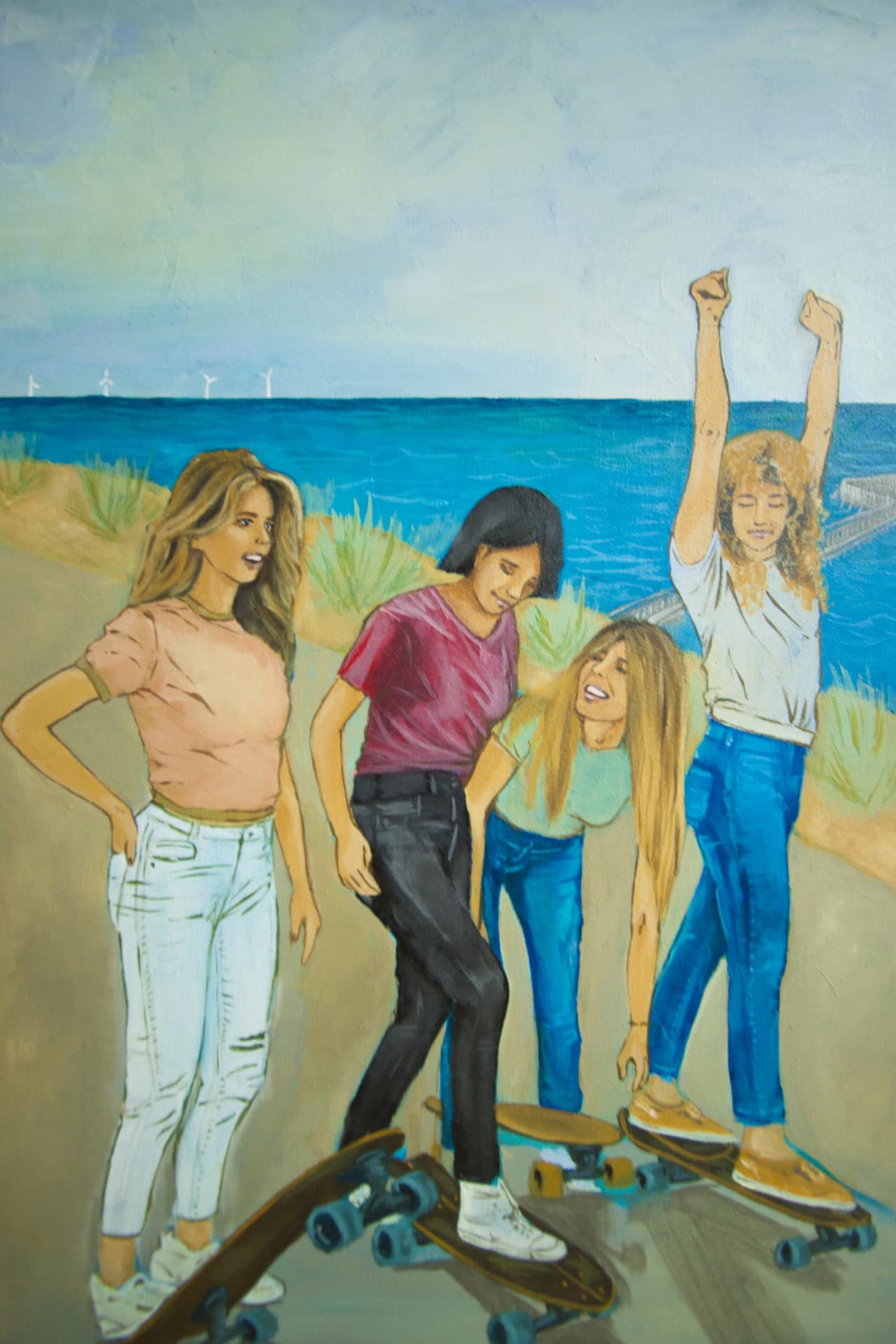 Ama skater girls by Alessia Martuscelli