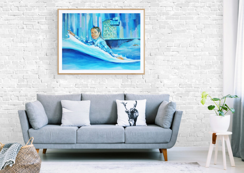 The Canal Girl - Original Painting