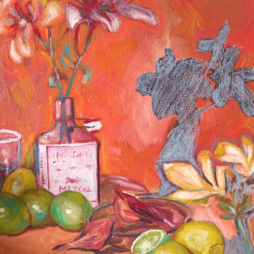 Madre Mezcal – 30 × 40 cm Spanish Still Life Painting