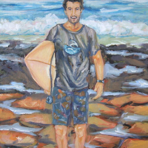 Max in Tenerife – 30 × 40 cm Original Oil Painting