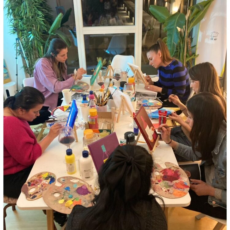 Picasso and Sangria Painting & Wine Workshop - Image 4