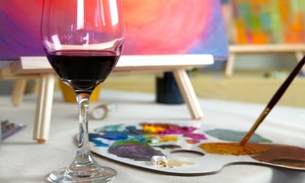 alt="painting and wine workshops creative class"
