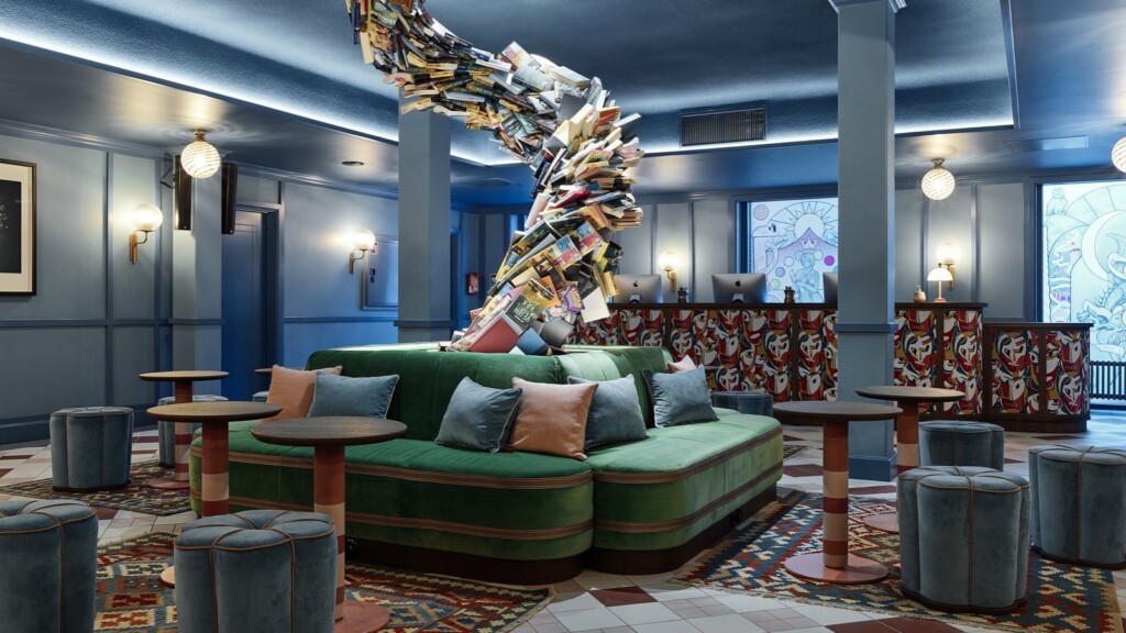 wine and painting Copenhagen experience at 25hours Hotel